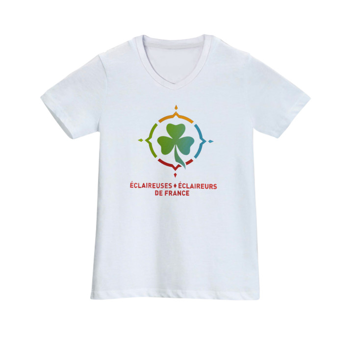 T-shirt blanc logo EEDF