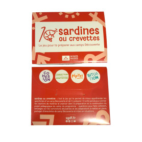 Jeu d'accompagnement camps découverte : Sardines ou crevettes 
