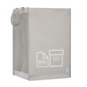 Trio de poubelles à déchets recyclables