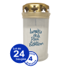 Bougie Veilleuse « Lumière de la Paix de Bethléem » - Lot de 24