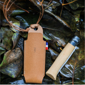 Etui fourreau opinel avec lacet porte-ceinture