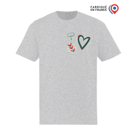 Tee-shirt « Clameurs » Gris...