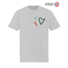 Tee-shirt « Clameurs » Gris clair