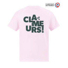 Tee - shirt « Clameurs » Rose pastel