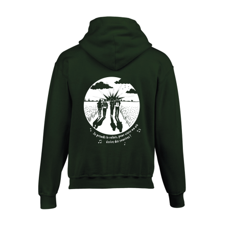 Sweat-Shirt COMPA ADULTE illustré - vert foncé