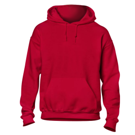 Sweat-shirt à capuche « School of Life » Rouge