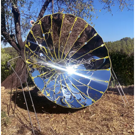 Barbecue solaire « SUNGLOBE » + marmite cuisson solaire adaptée //