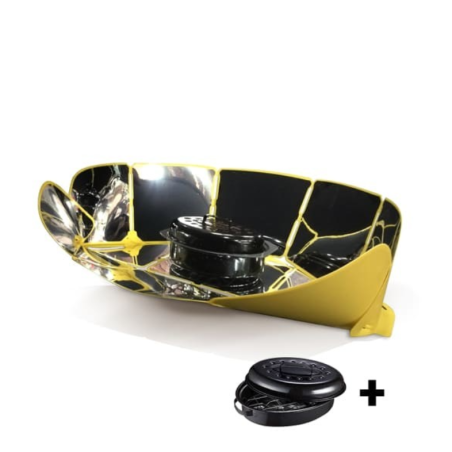 «SUNGOOD/COSMO» Pack cuiseur solaire portable avec marmite adaptée //