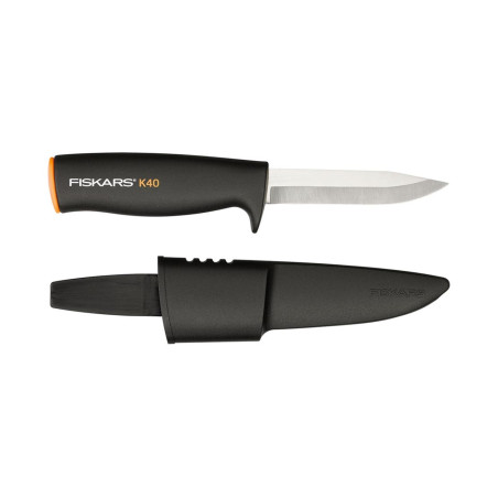 Couteau droit « Fiskars » Pukko K40 avec fourreau