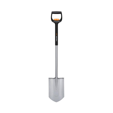 Pelle bêche télescopique « Fiskars » à bout pointu