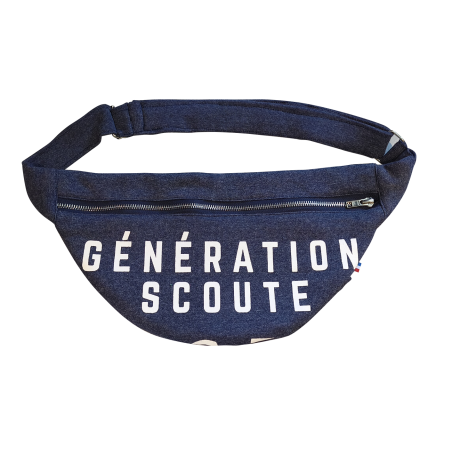 Banane upcyclée à partir du sweat "Born to be Scout" gris