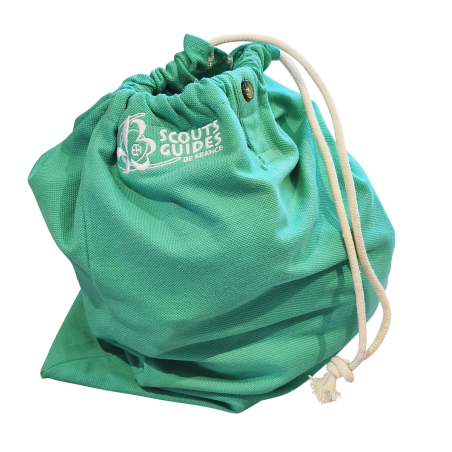 Sac upcyclé à partir du Polo "Farfadets" vert