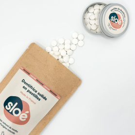 Sachet de recharge de 240 pastilles dentifrice solide à la menthe