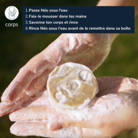Savon 5 en 1 multi-usages/Corps, cheveux, dentifrice,vaisselle, linge