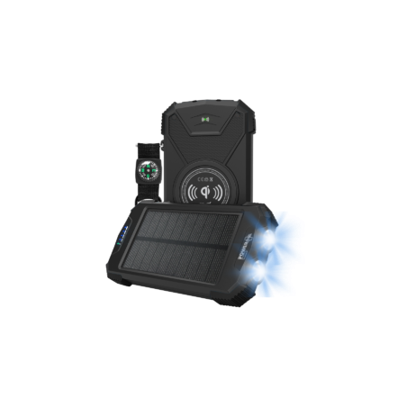 Chargeur solaire outdoor 10 000 MAH "Beluga"