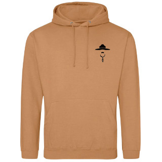 Sweat-shirt à capuche « Citation BP » Caramel