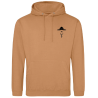 Sweat-shirt à capuche « Citation BP » Caramel