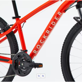 Vélo VTT coloris rouge "Décathlon"