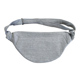 Banane upcyclée à partir du sweat "Friends" gris
