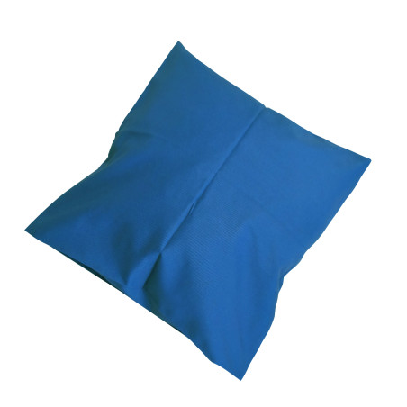 Taie d'oreiller upcyclé coloris bleu - S/G