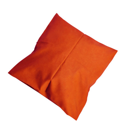 Taie d'oreiller upcyclé coloris rouge - P/C