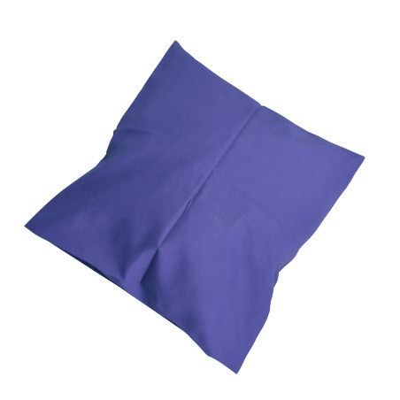 Taie d'oreiller upcyclé coloris violet - CADRE