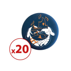 Badge « Lumière de la paix...