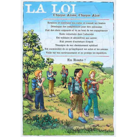 Affiche loi BA sur bâche