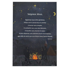 Carte postale "Prière scoute"