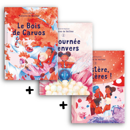 Lot de 3 albums "Histoires de Veillées"