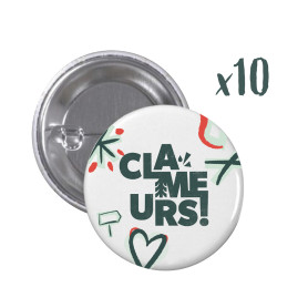 Badge rond fond blanc 38 mm...