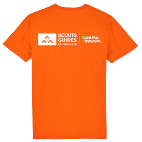 T-shirt enfant Louveteaux Jeannettes (nouveau modèle) - orange
