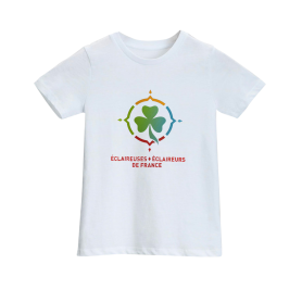 TS blanc enfant EEDF - Taille 7/8 ans