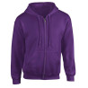 Sweat - shirt Cadre illustré avec zip - violet