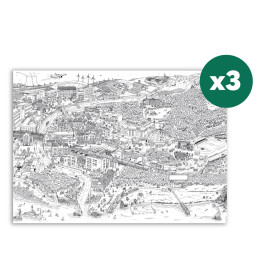 Affiche A0 de la fresque de...