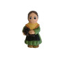 Santon en céramique "Femme au fagot " 6/7 cm