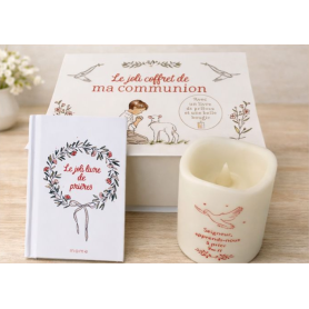 Le joli coffret de ma communion / prières et bougie (N)