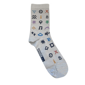 Paire de chaussettes "Gris...