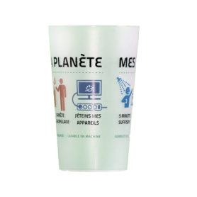 Gobelet "Mes bons gestes pour la planète" (N)