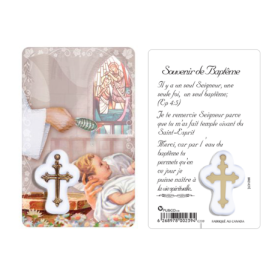 Carte de prière "Baptême"...