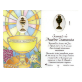 Carte de prière "Communion"...