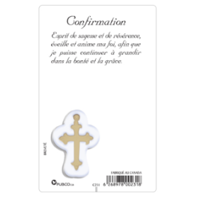 Carte de prière avec insertion "Confirmation" (N)