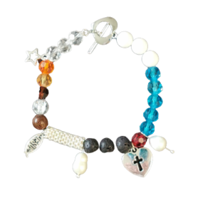 Bracelet en perles : la vie...