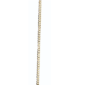 Chaine en plaqué or 45 cm pour médaille nativité, ange, dizainier (N)