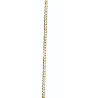 Chaine en plaqué or 45 cm pour médaille nativité, ange, dizainier (N)