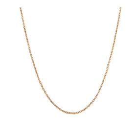 Chaine en plaqué or 45 cm pour médaille nativité, ange, dizainier (N)