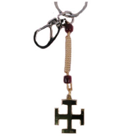 Porte-clés croix potencée...
