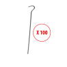 Lot de 100 Sardines acier 23 cm