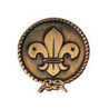 Boutonnière en cuivre du scoutisme mondial